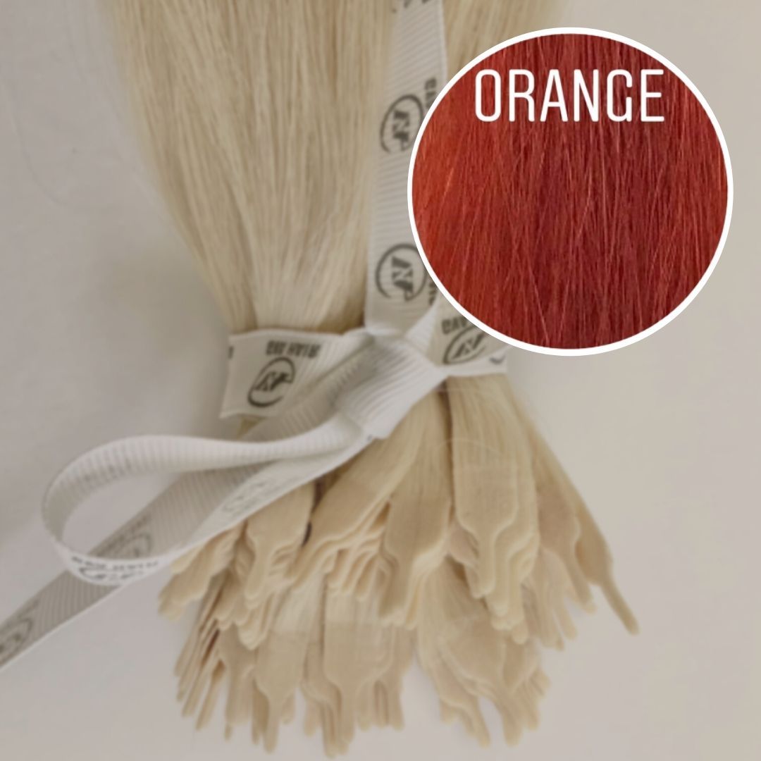 Y tips Color ORANGE GVA hair_One donor line.