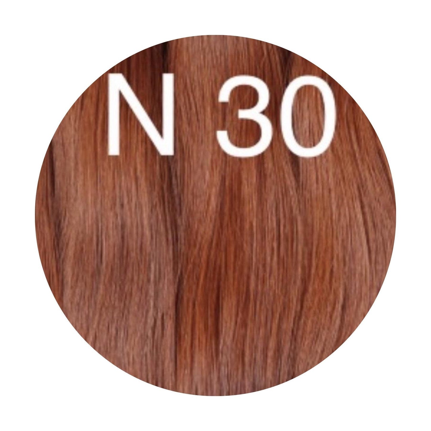 Hot Fusion, Flat Tip Color 30 GVA hair_One donor line.