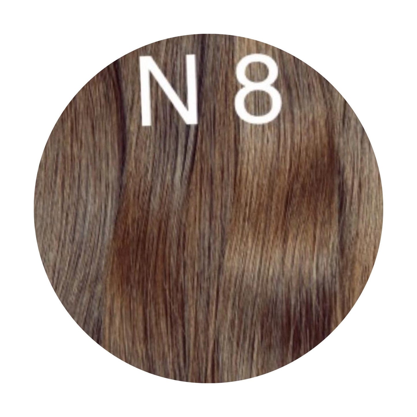 Hot Fusion, Flat Tip Color 8 GVA hair_One donor line.