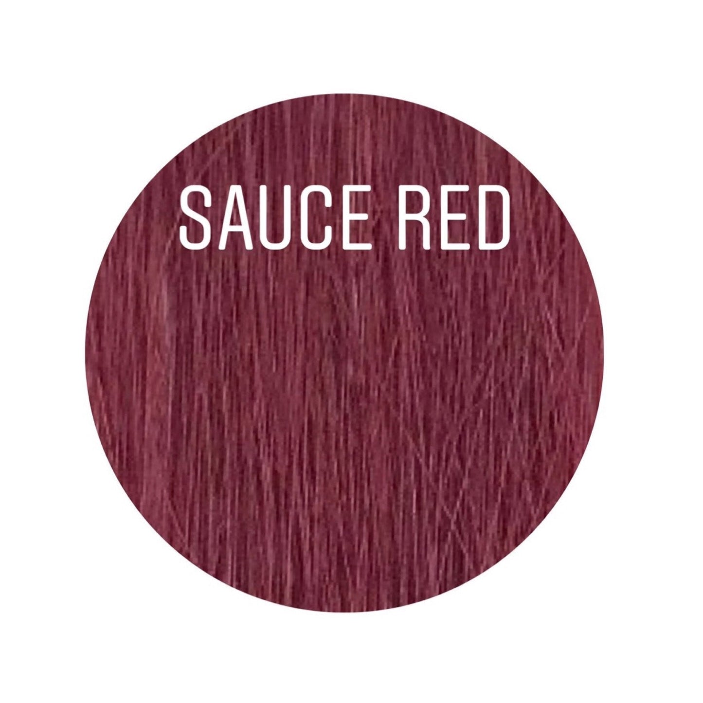 Machine Wefts / Bundles Color SAUCE RED GVA hair_One donor line.