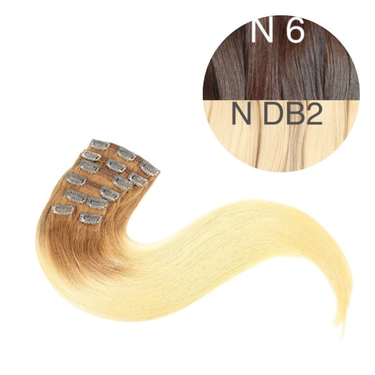 Hair Clips Color _6/DB2 GVA hair_One donor line.