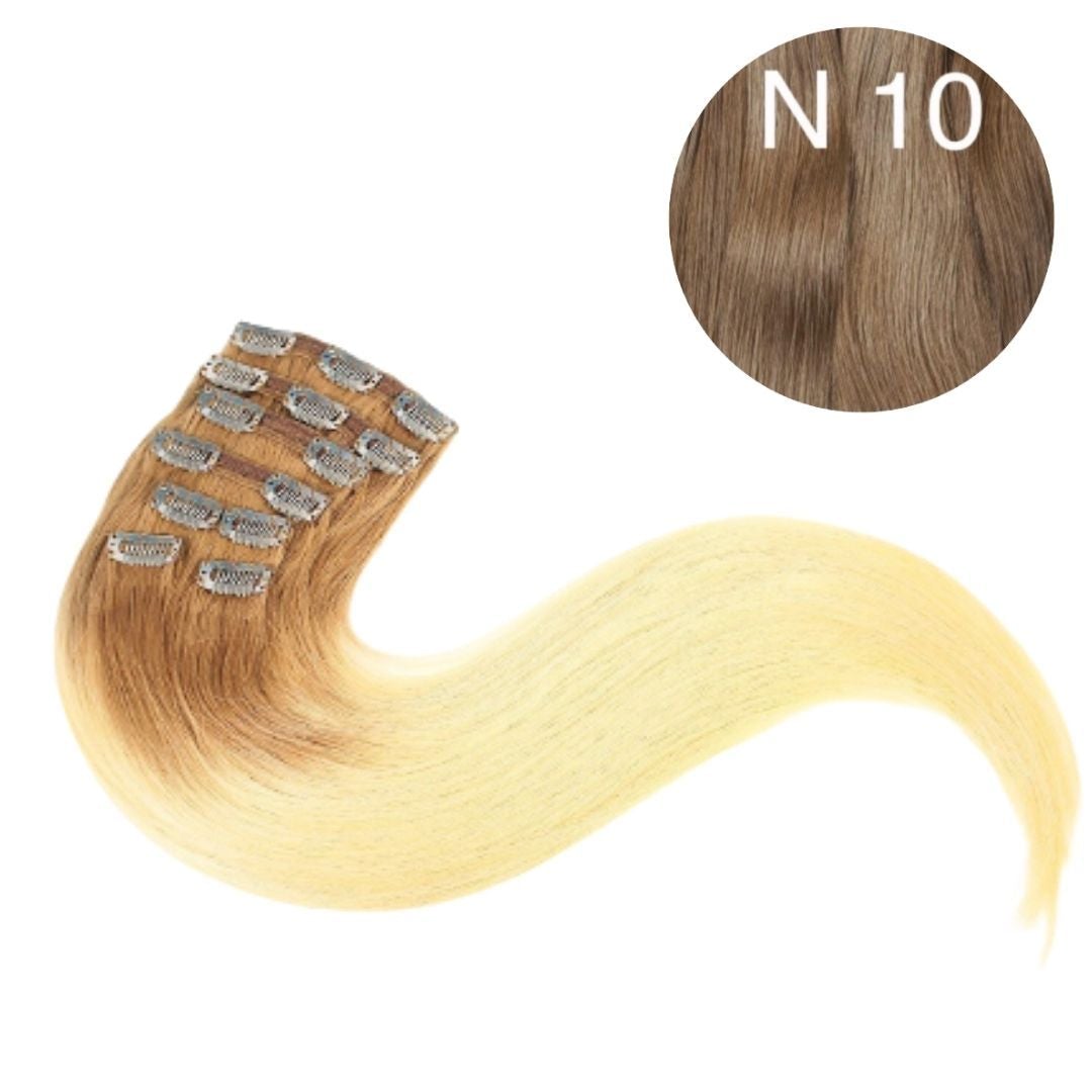 Hair Clips Color 10 GVA hair_One donor line.