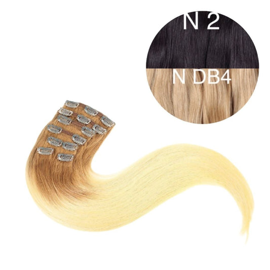 Hair Clips Color _2/DB4 GVA hair_One donor line.