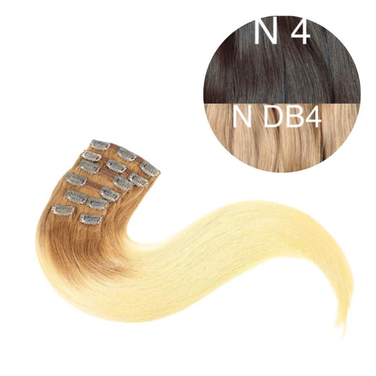 Hair Clips Color _4/DB4 GVA hair_One donor line.