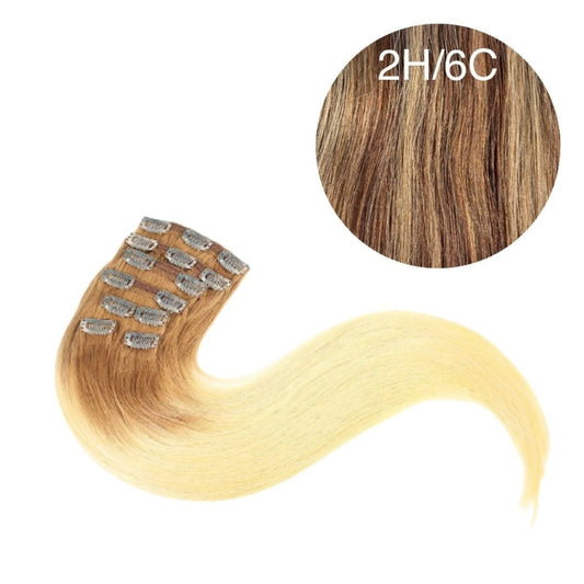 Hair Clips Color _2H/6C GVA hair_Luxury line.