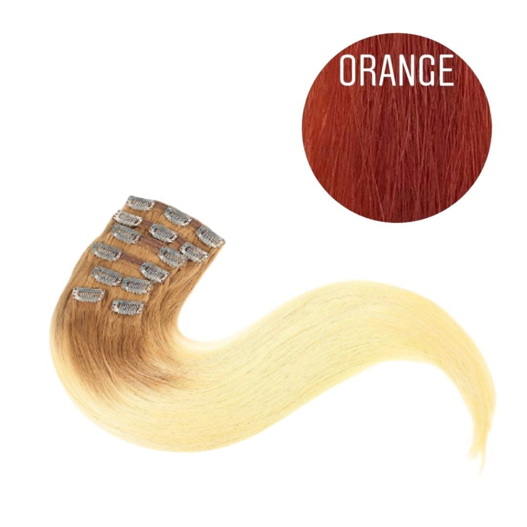 Hair Clips Color ORANGE GVA hair_One donor line.