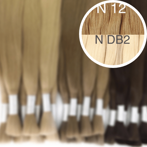 Raw Cut / Bulk Hair Color _12/DB2 GVA hair_One donor line.