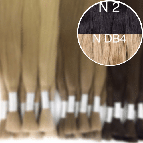 Raw Cut / Bulk Hair Color _2/DB4 GVA hair_One donor line.