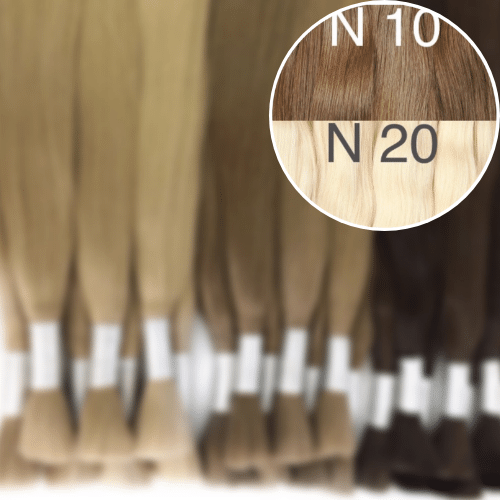 Raw Cut / Bulk Hair Color _10/20 GVA hair_One donor line.