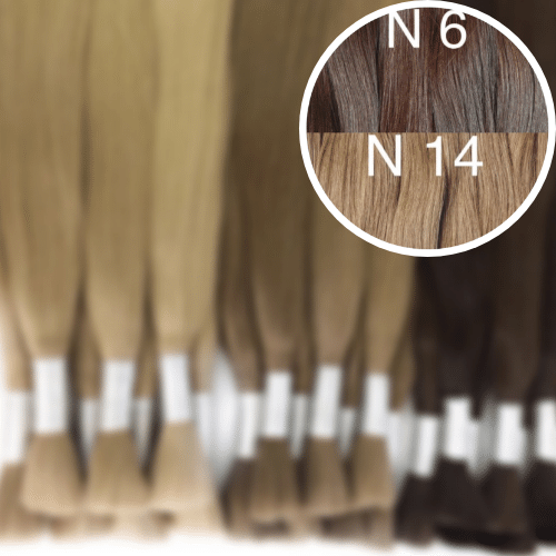 Raw Cut / Bulk Hair Color _6/14 GVA hair_One donor line.