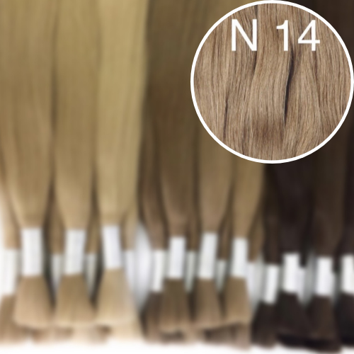 Raw Cut / Bulk Hair Color 14 GVA hair_One donor line.