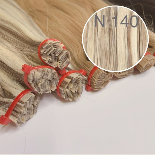 Hot Fusion, Flat Tip Color 140 GVA hair_One donor line.