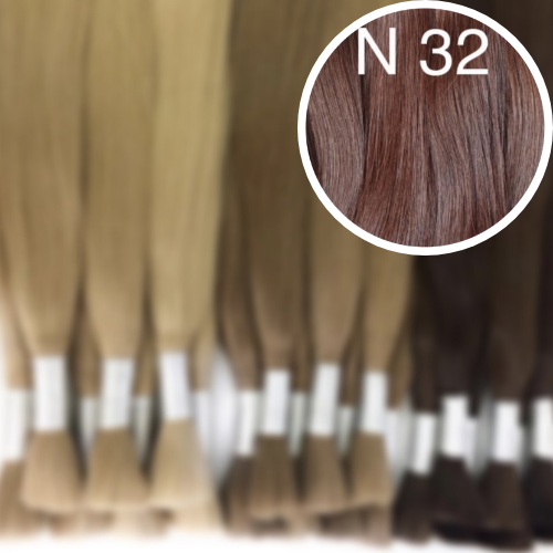 Raw Cut / Bulk Hair Color 32 GVA hair_One donor line.