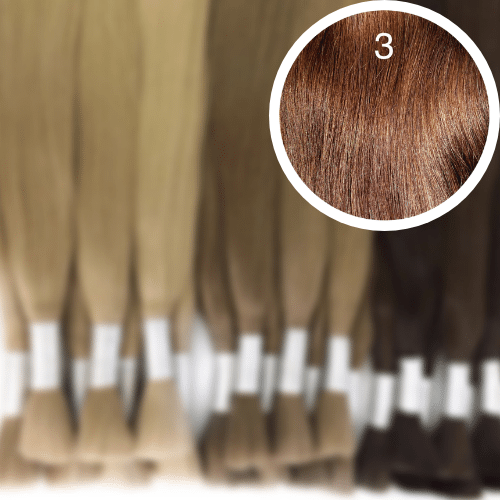 Raw Cut / Bulk Hair Color 3 GVA hair_Luxury line.