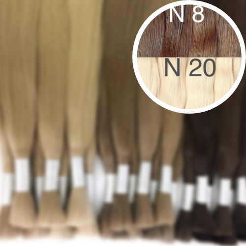 Raw Cut / Bulk Hair Color _8/20 GVA hair_One donor line.