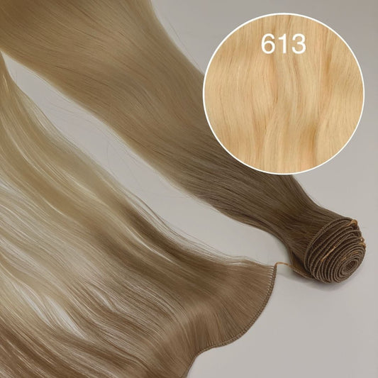 Hair Wefts Hand tied / Bundles Color 613 GVA hair_Luxury line.