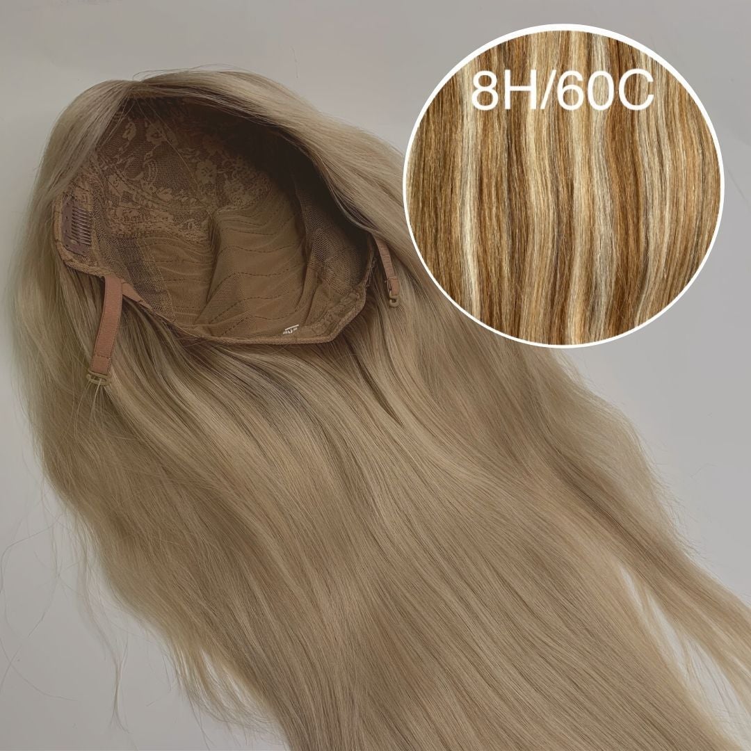 Wigs Color _8H/60C GVA hair_Luxury line.