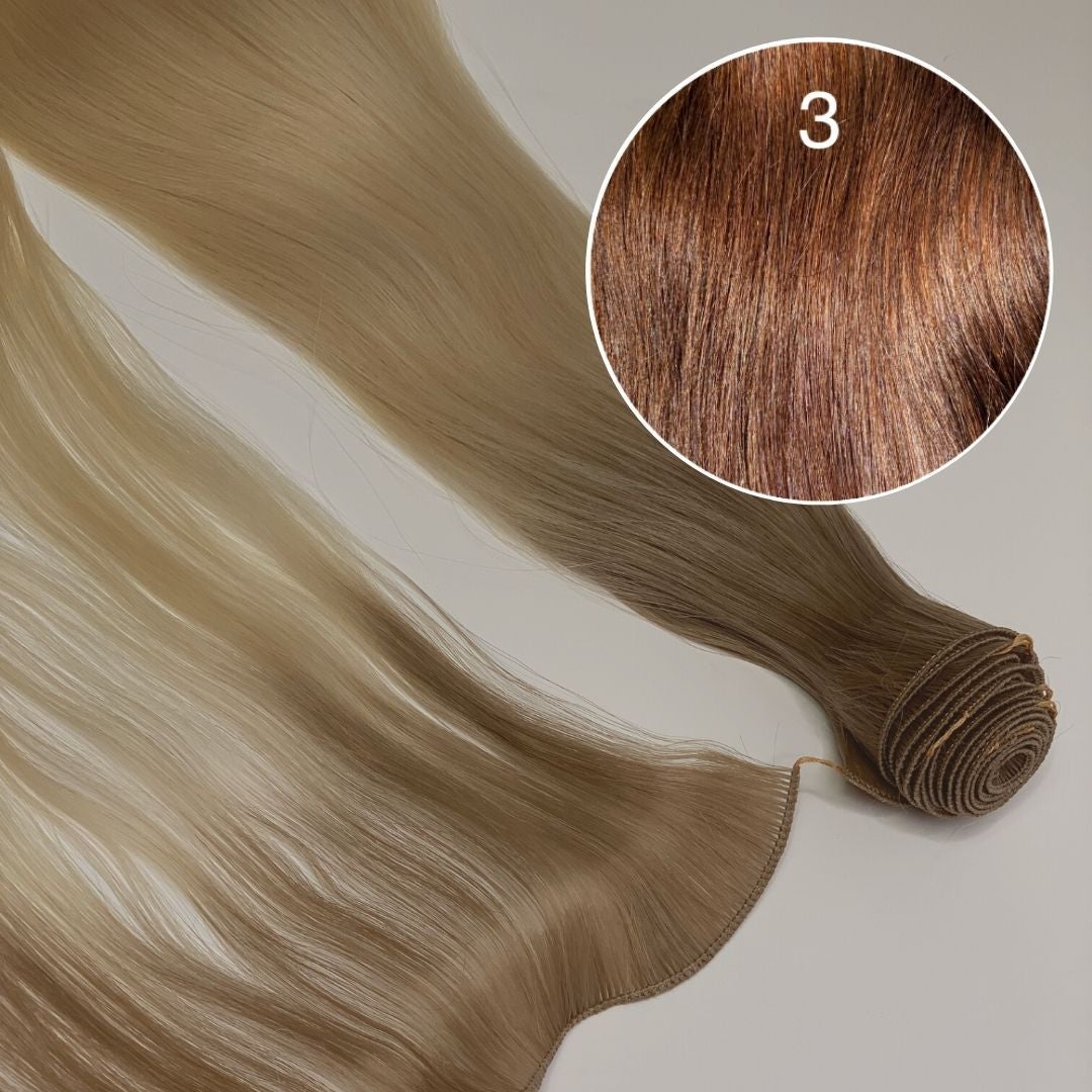 Hair Wefts Hand tied / Bundles Color 3 GVA hair_Luxury line.