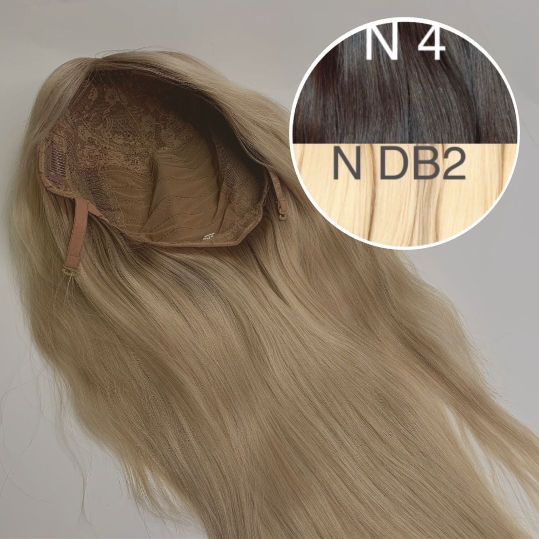 Wigs Color _4/DB2 GVA hair_One donor line.