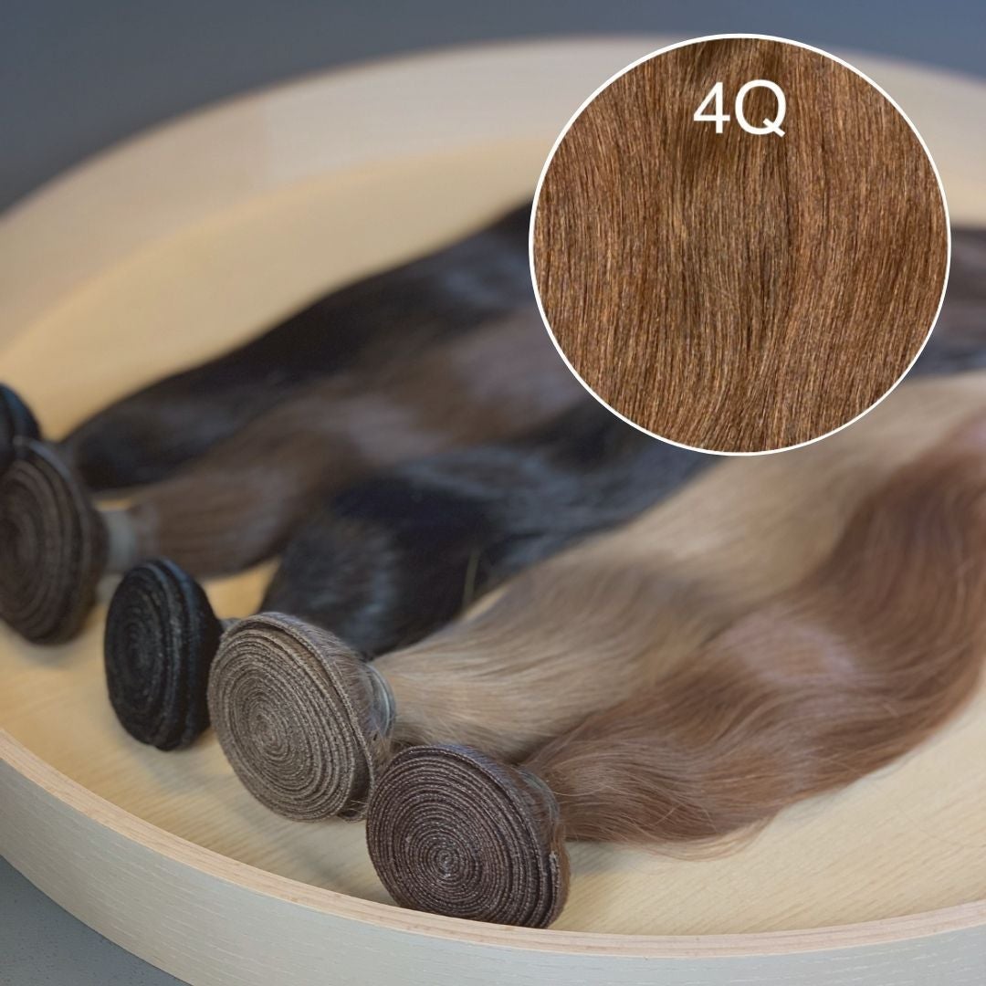 Machine Wefts / Bundles Color 4Q GVA hair_Luxury line.