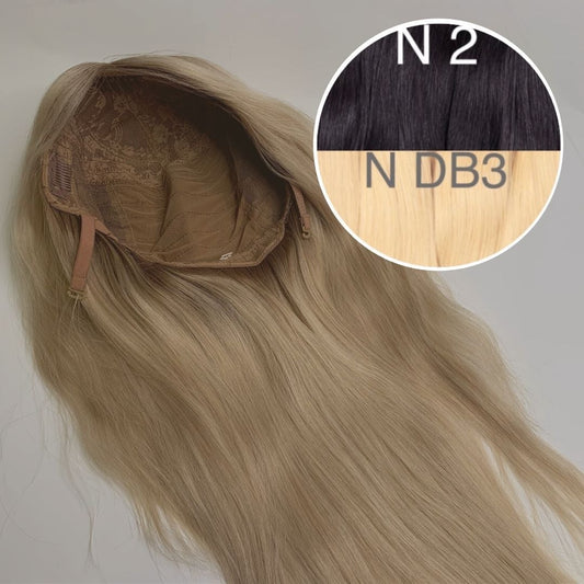 Wigs Color _2/DB3 GVA hair_One donor line.