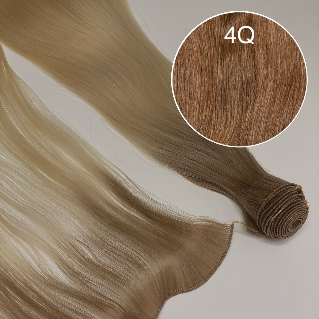 Hair Wefts Hand tied / Bundles Color 4Q GVA hair_Luxury line.