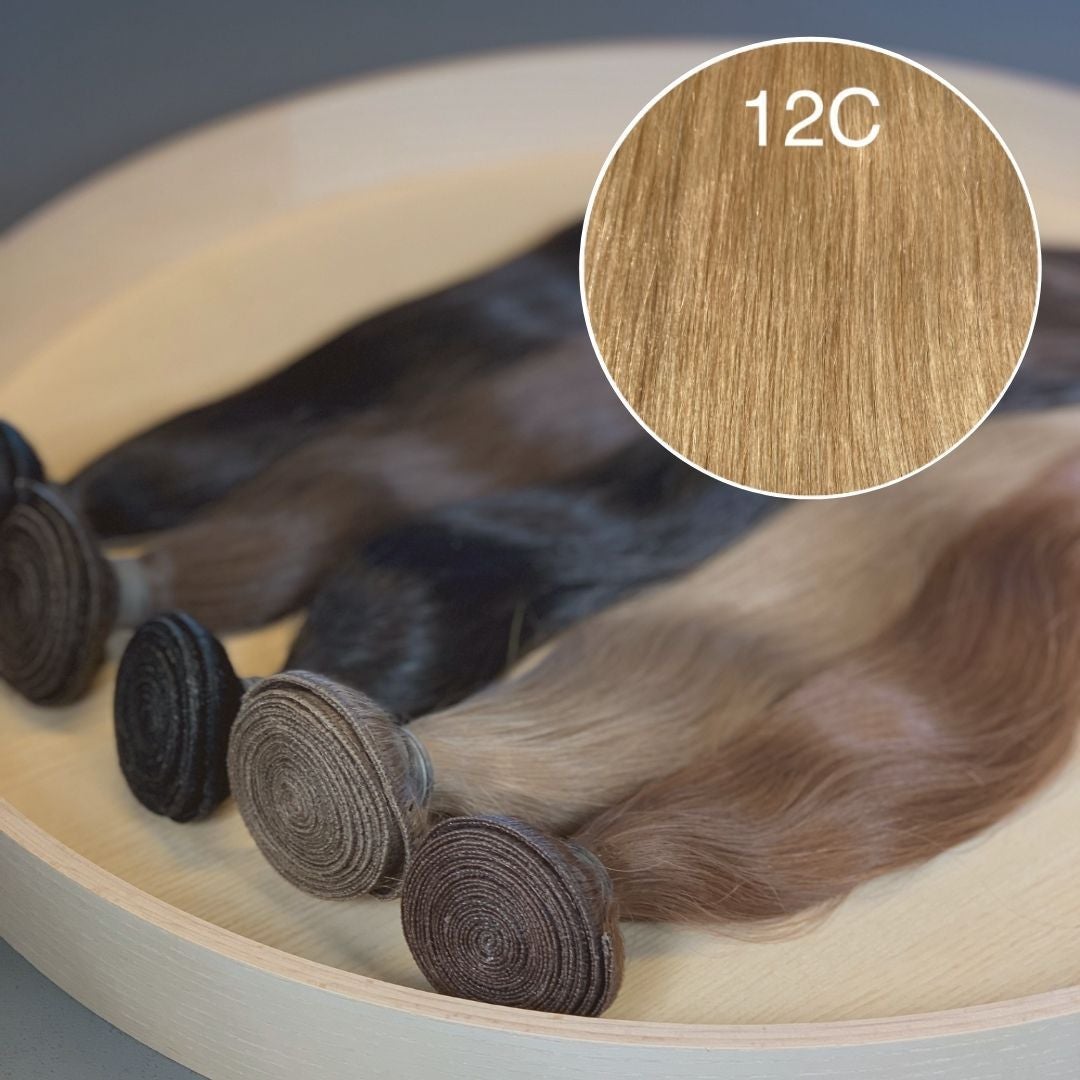 Machine Wefts / Bundles Color 12C GVA hair_Luxury line.