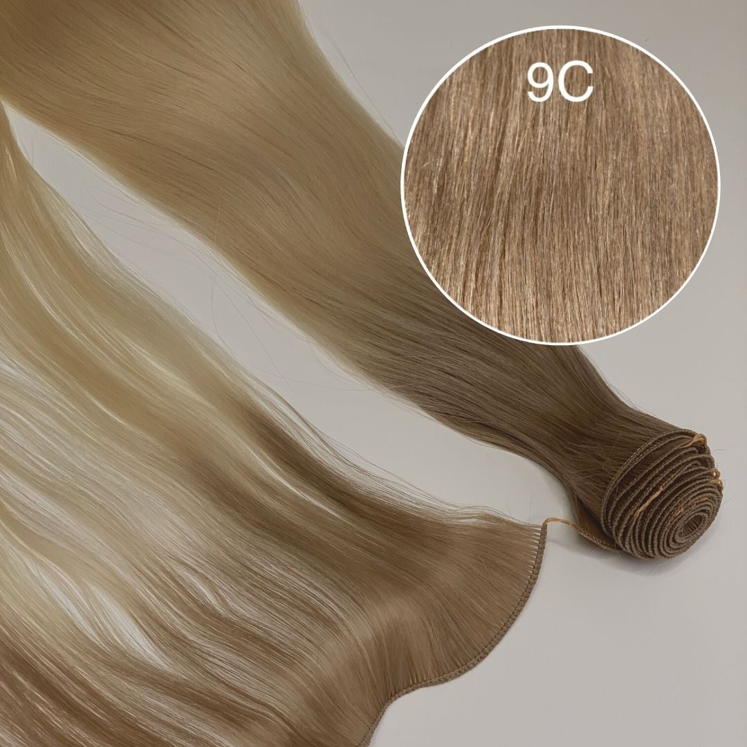 Hair Wefts Hand tied / Bundles Color 9C GVA hair_Luxury line.