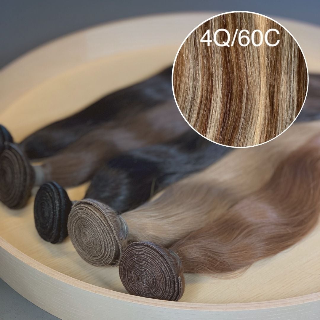 Machine Wefts / Bundles Color _4Q/60C GVA hair_Luxury line.