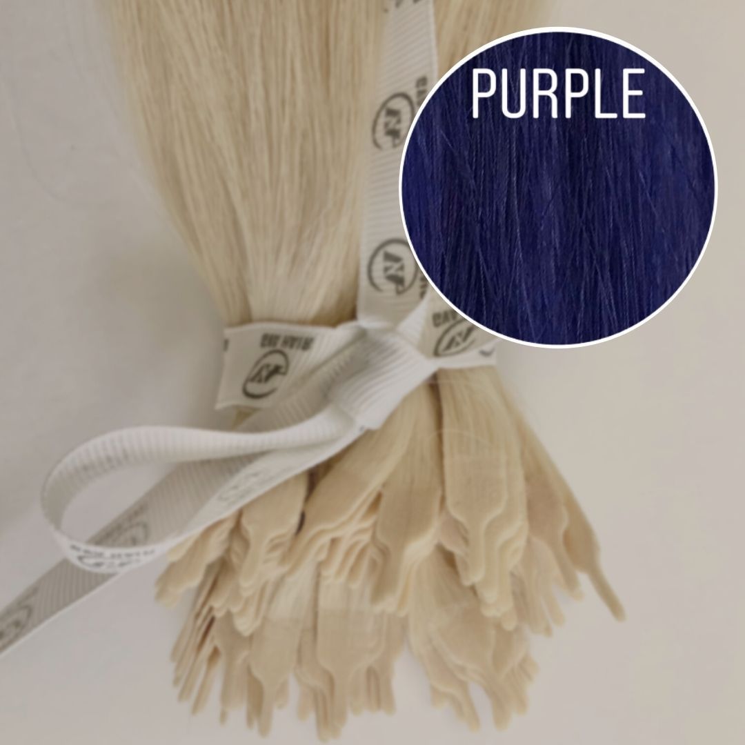 Y tips Color PURPLE GVA hair_One donor line.