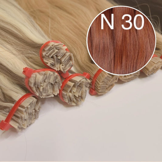 Hot Fusion, Flat Tip Color 30 GVA hair_One donor line.