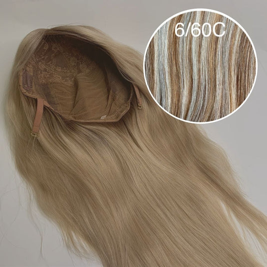 Wigs Color _6/60C GVA hair_Luxury line.