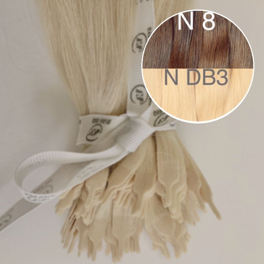 Y tips Color _8/DB3 GVA hair_One donor line.