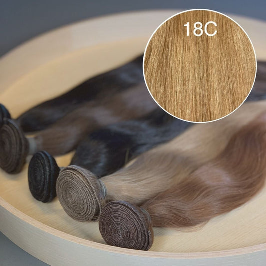 Machine Wefts / Bundles Color 18C GVA hair_Luxury line.