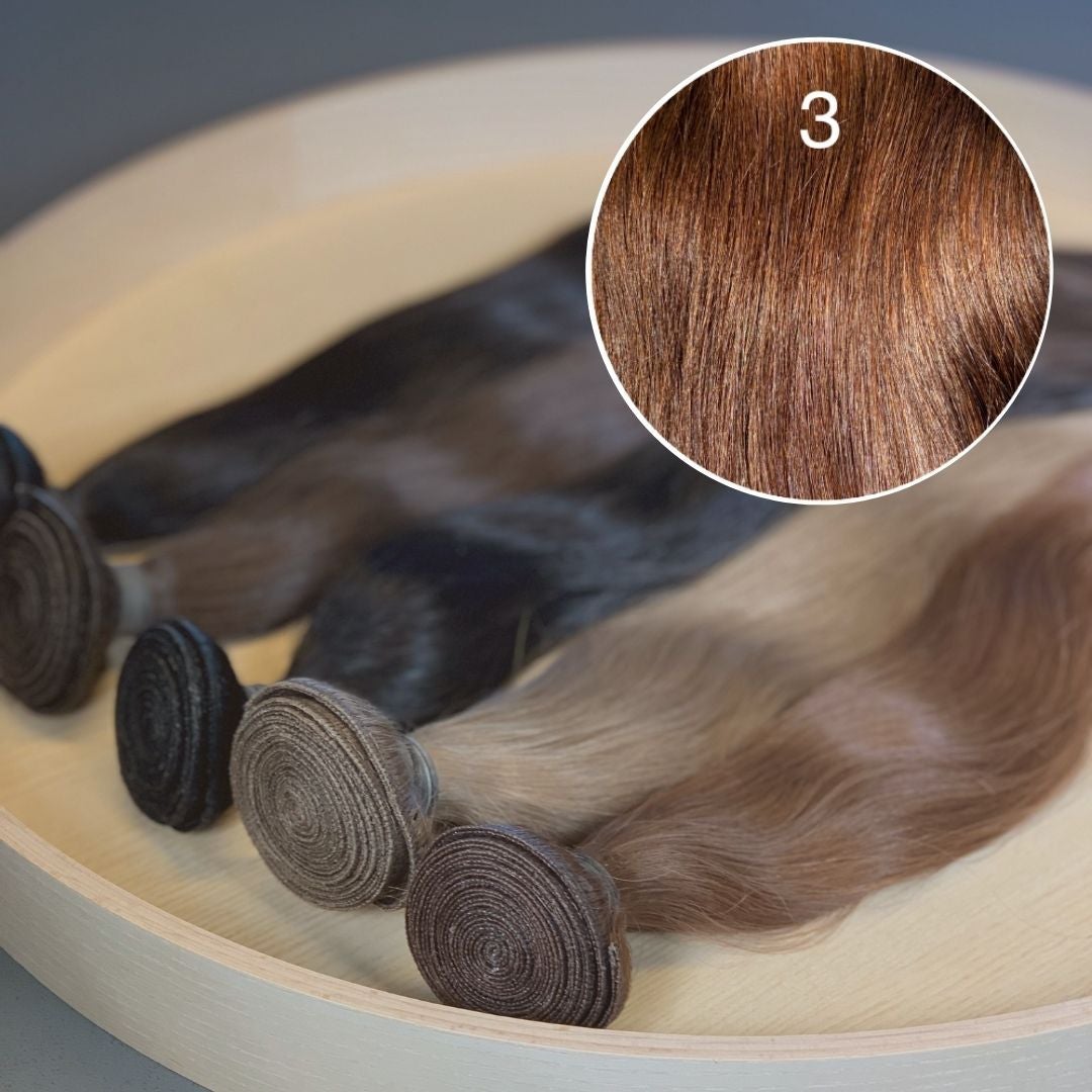 Machine Wefts / Bundles Color 3 GVA hair_Luxury line.