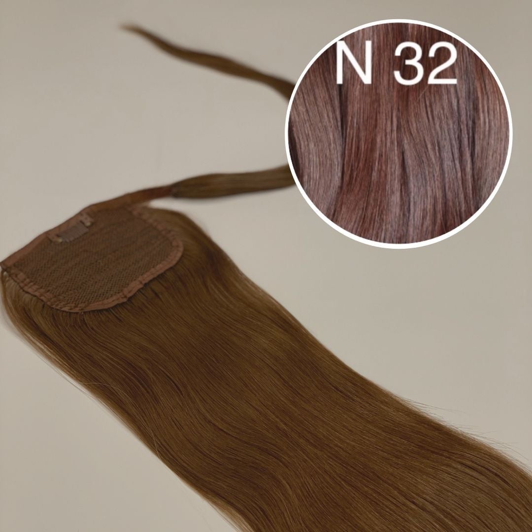 Hair Ponytail Color 32 GVA hair_One donor line.