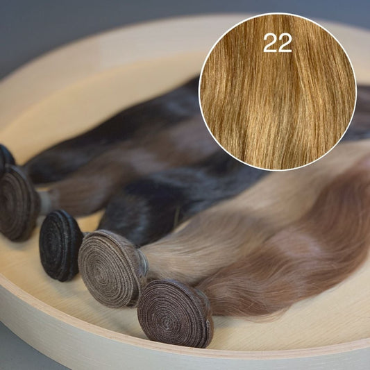 Machine Wefts / Bundles Color 22 GVA hair_Luxury line.