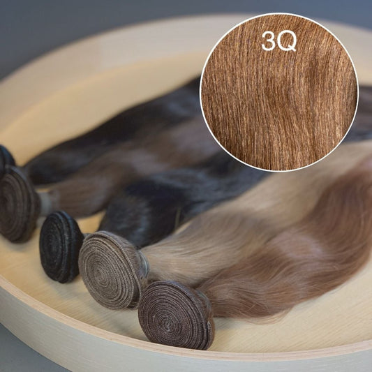 Machine Wefts / Bundles Color 3Q GVA hair_Luxury line.