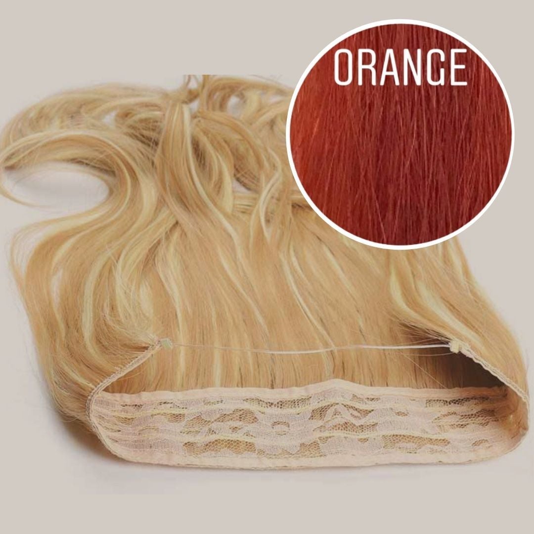 Halo Color ORANGE GVA hair_One donor line.