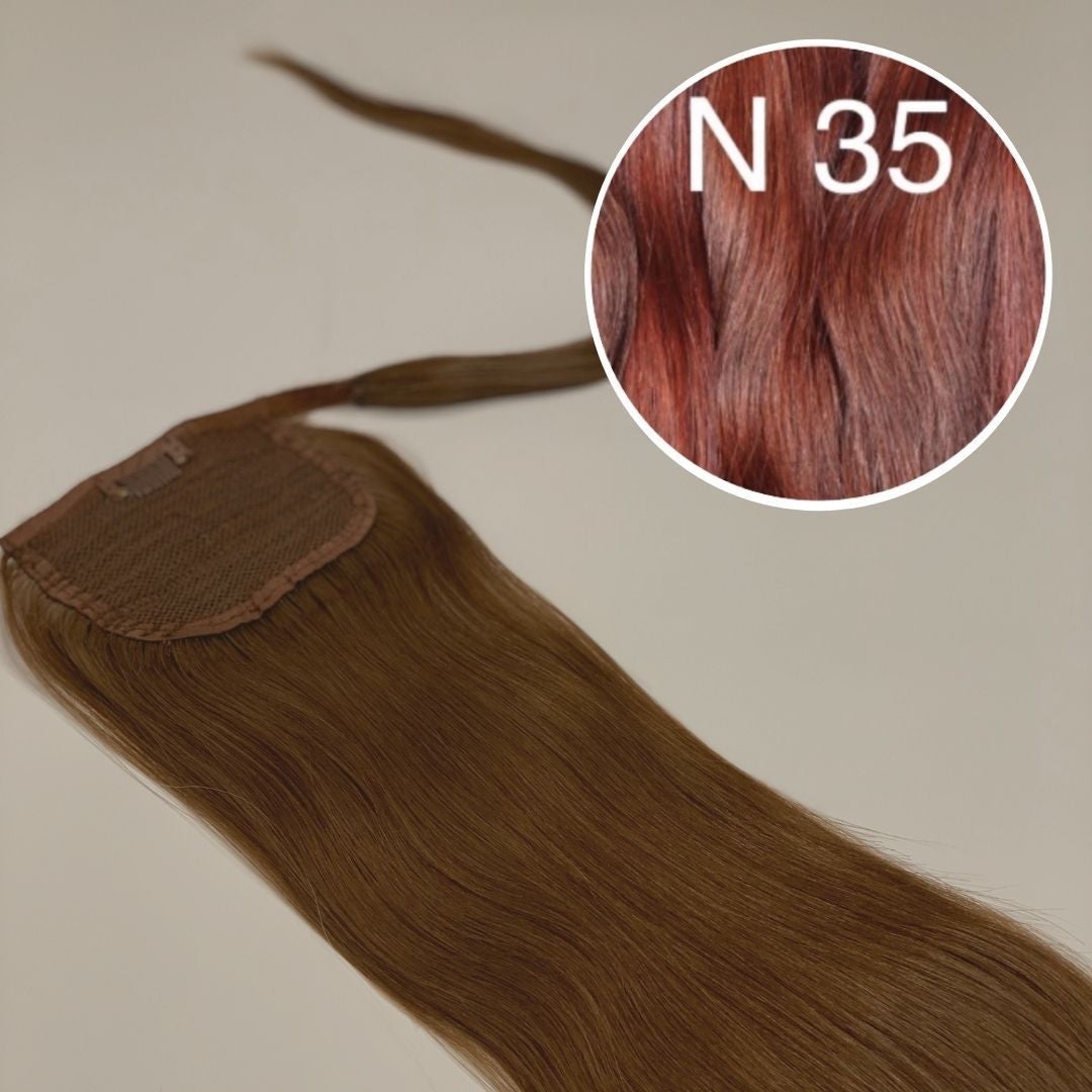 Hair Ponytail Color 35 GVA hair_One donor line.