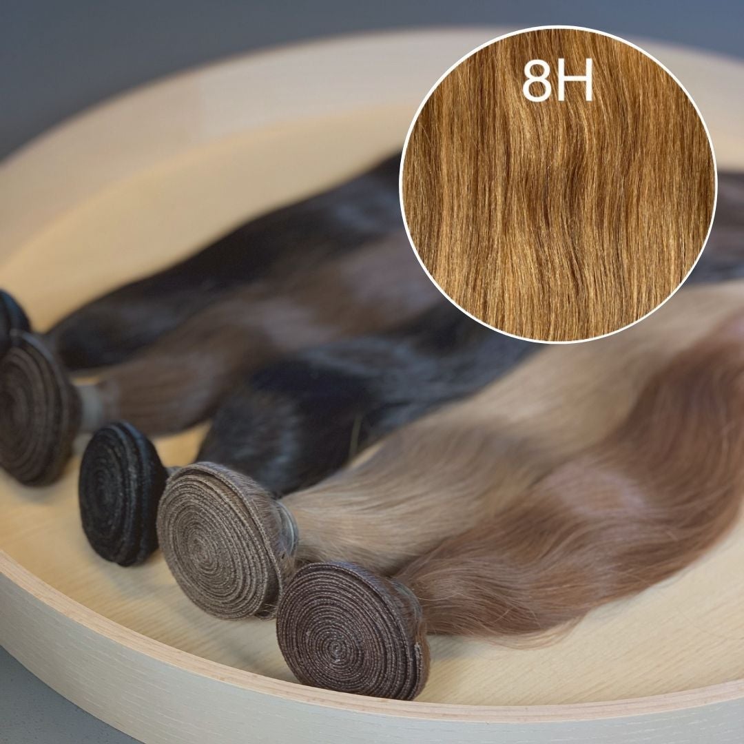 Machine Wefts / Bundles Color 8H GVA hair_Luxury line.