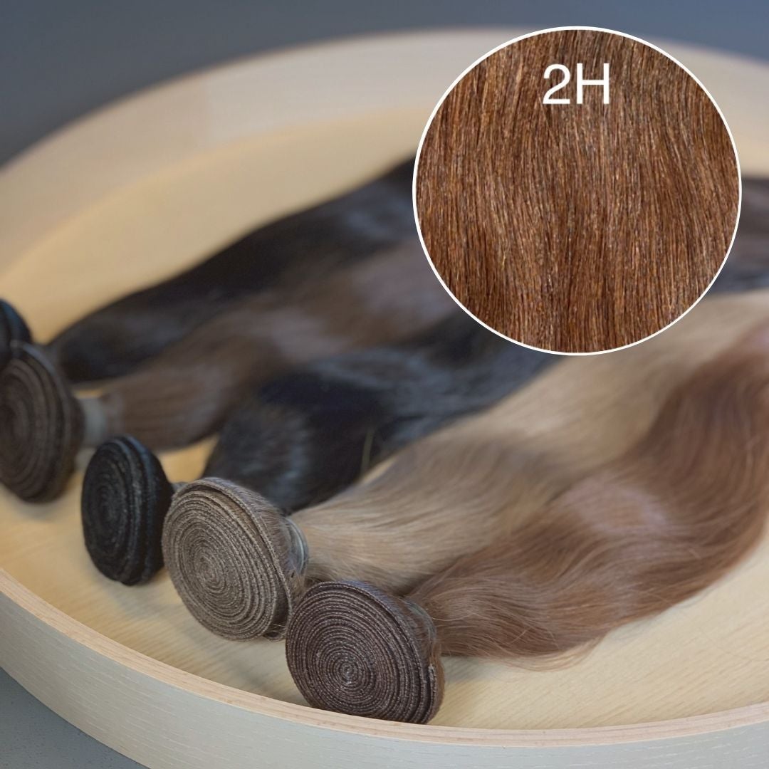 Machine Wefts / Bundles Color 2H GVA hair_Luxury line.