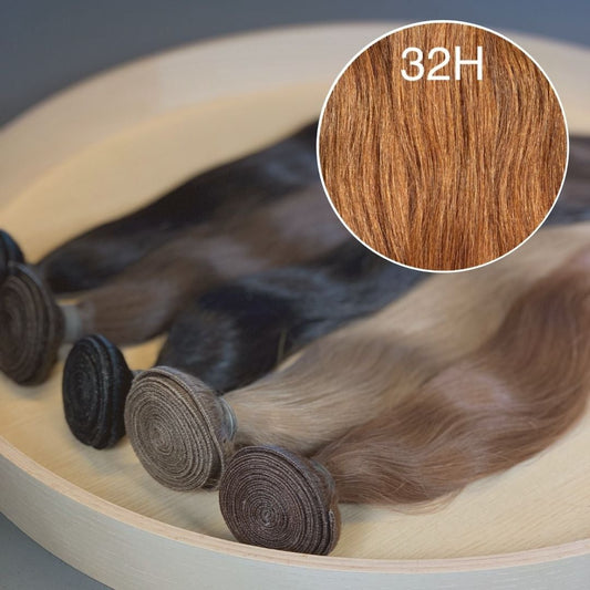 Machine Wefts / Bundles Color 32H GVA hair_Luxury line.