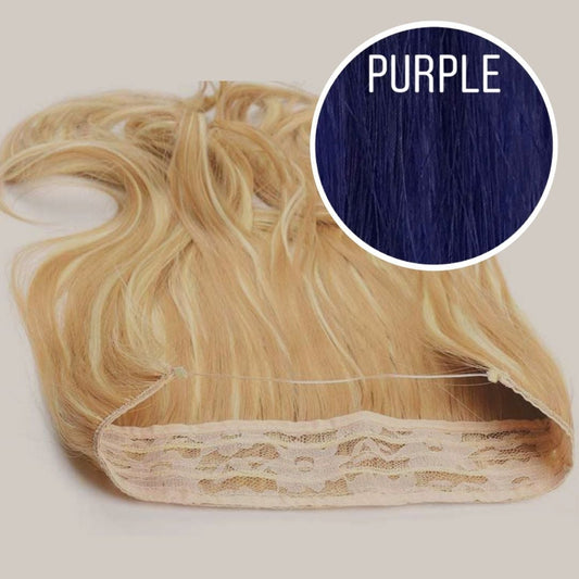 Halo Color PURPLE GVA hair_One donor line.