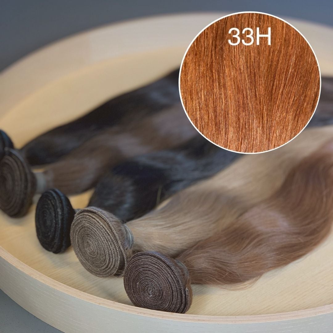 Machine Wefts / Bundles Color 33H GVA hair_Luxury line.