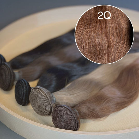 Machine Wefts / Bundles Color 2Q GVA hair_Luxury line.