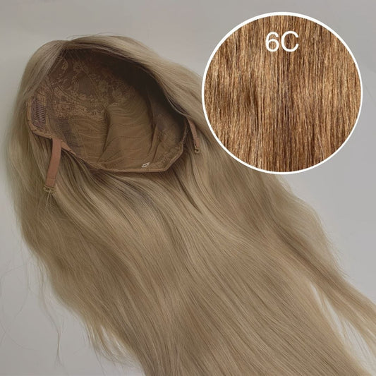 Wigs Color 6C GVA hair_Luxury line.