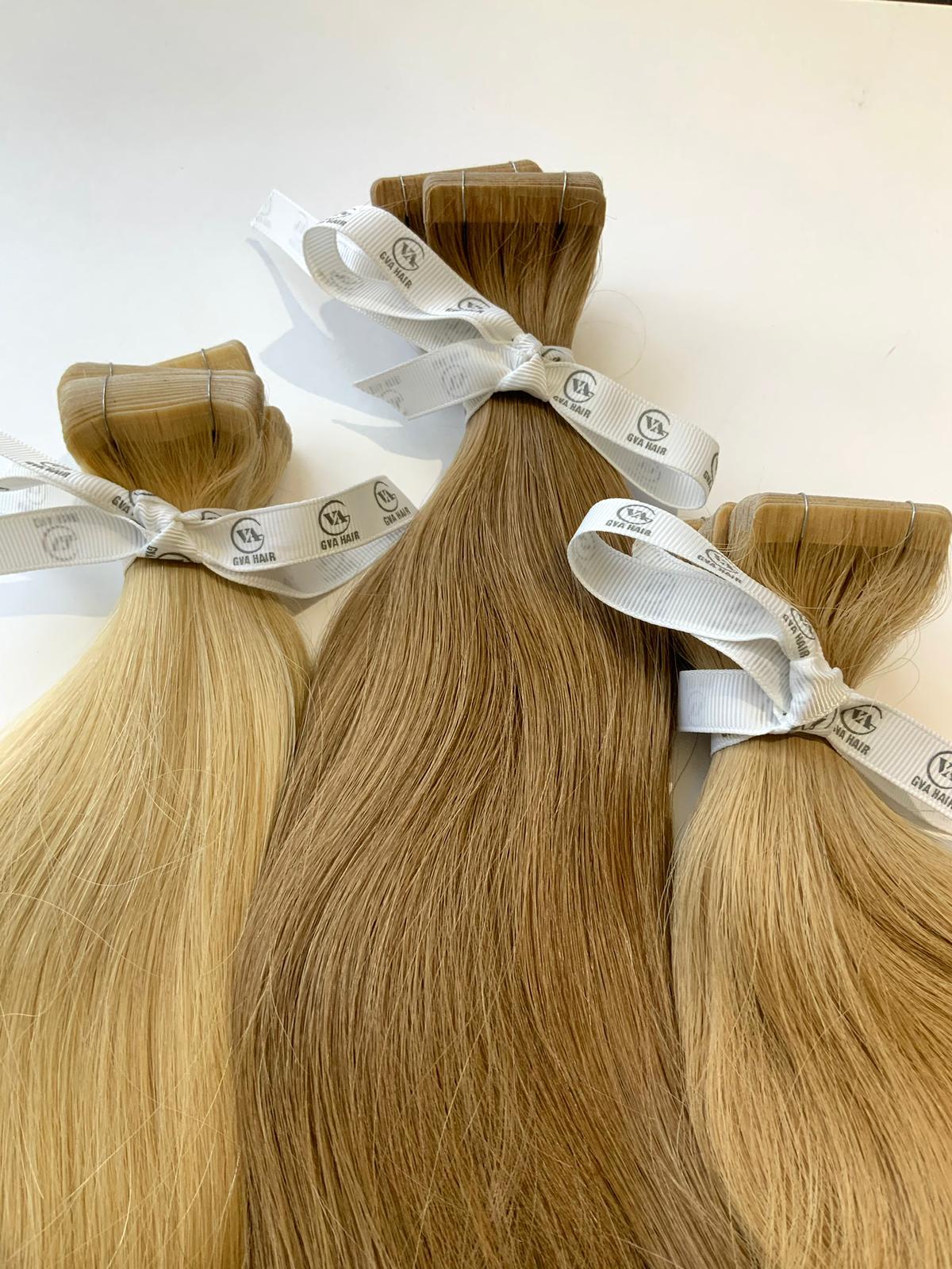 Tapes Invisible Color 60C ASH GVA hair_Luxury line.