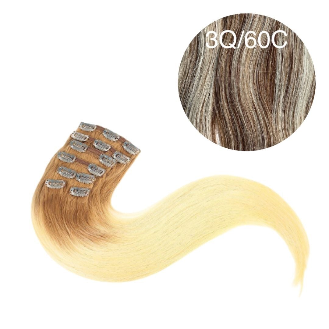 Hair Clips Color _3Q/60C GVA hair_Luxury line.