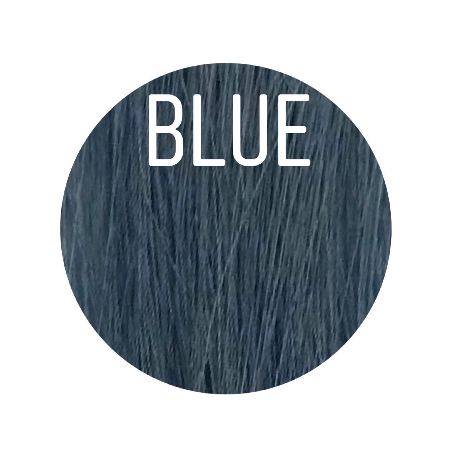 Hot Fusion, Flat Tip Color BLUE GVA hair_One donor line.